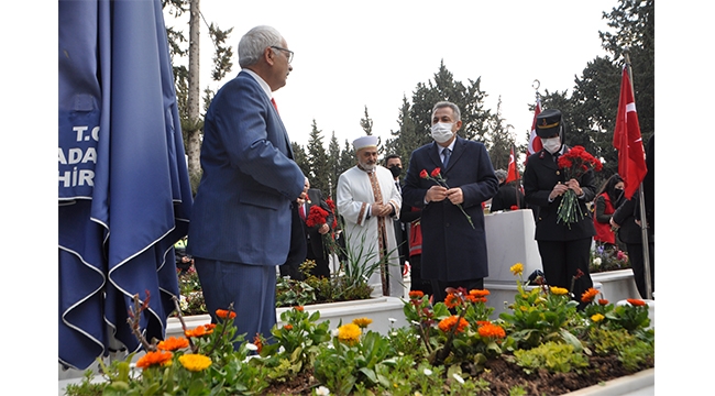 Şehitlerimizi dualarla andık